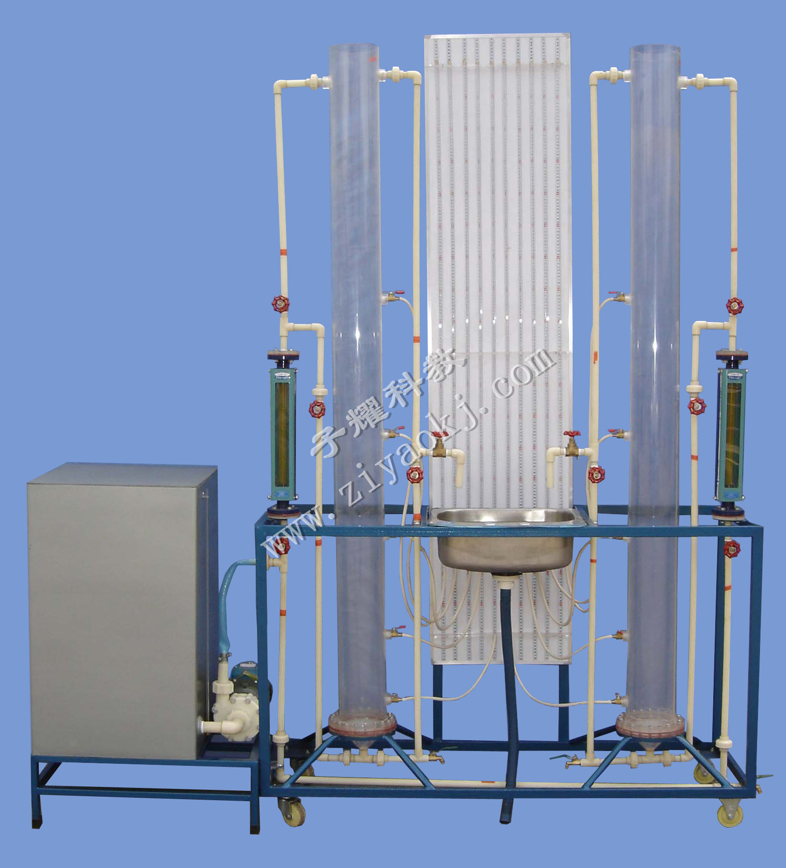 過(guò)濾及反沖洗實(shí)驗(yàn)裝置